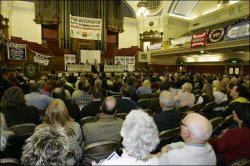 Tenants, trade unionists and councillors came to London to support the campaign in Feb 2006