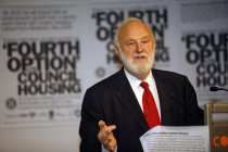 Frank Dobson MP addressing the conference (photo Andrew Wiard www.reportphotos.co.uk)